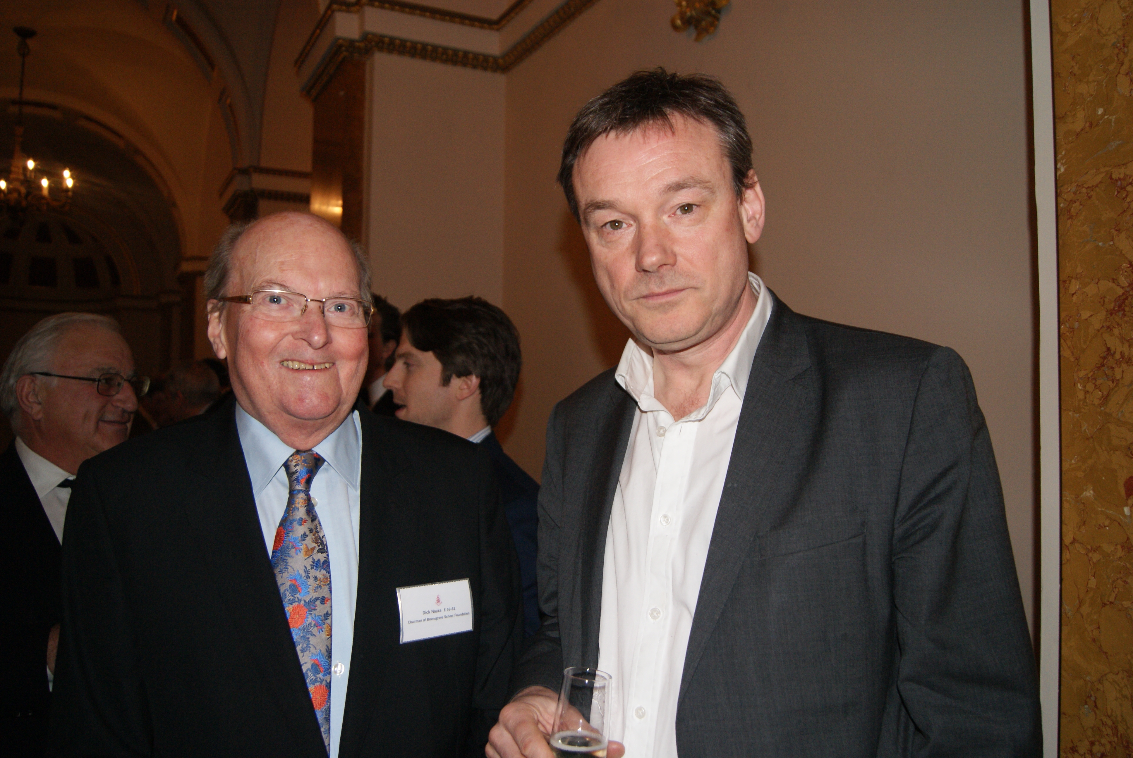 Dick Noake (Chairman of the Foundation) and Stephen Page (Guest Speaker)
